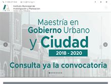 Tablet Screenshot of imip.org.mx